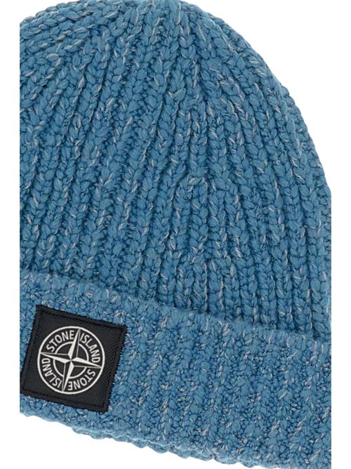 Cappello Benie N100014 in lana mouliné STONE ISLAND | N100014S00N1V0M57